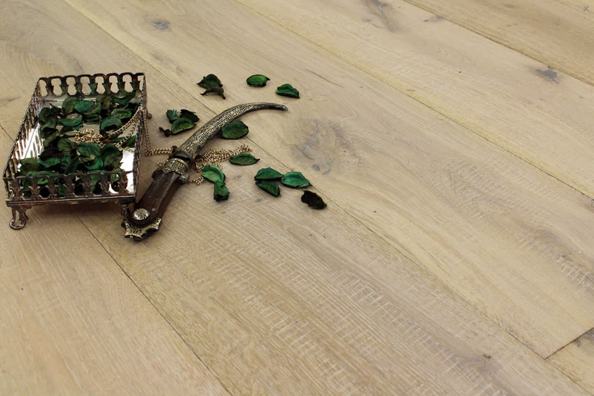 PARQUET OFFICINE ITALIANE MAXIPLANCIA INVECCHIATA ARTIGIANALE ROVERE SBIANCATO LIGHT RcV-RSL