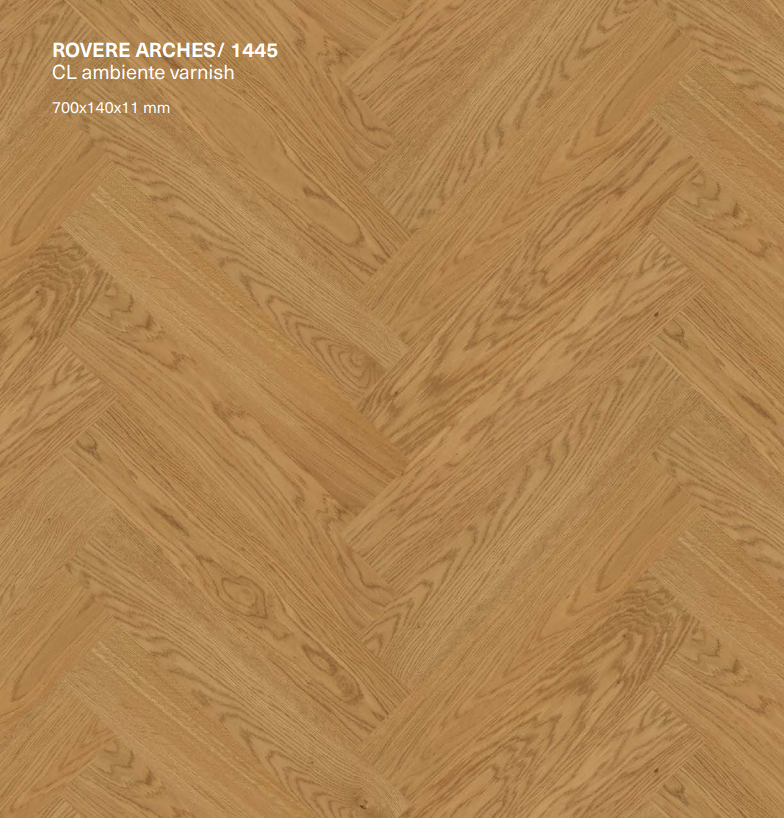 PARQUET SKEMA LUMBERTECH S700 SPINA ITALIANA ROVERE ARCHES 1445 - 700x140x11 mm