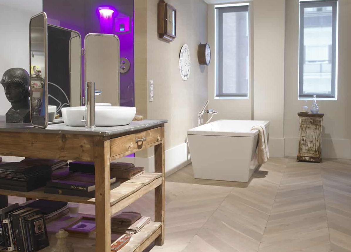 PARQUET OFFICINE ROVERE NATURALE SPINA UNGHERESE 60°