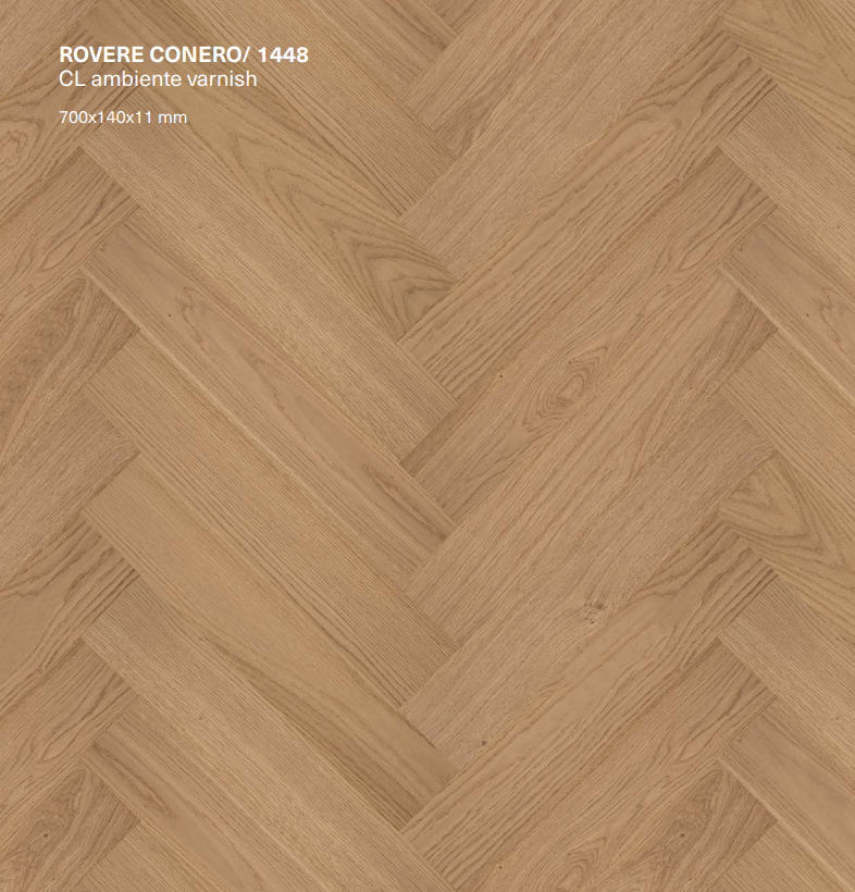 PARQUET SKEMA LUMBERTECH S700 SPINA ITALIANA ROVERE CONERO 1448 - 700x140x11 mm