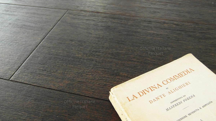 PARQUET BAMBOO OFFICINE ITALIANE ARTIGIANALE STRAND WOVEN WENGE' SWE