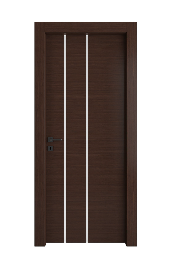 PORTA INTERNA PAIL MOD. VETRO LUCE B WENGE'