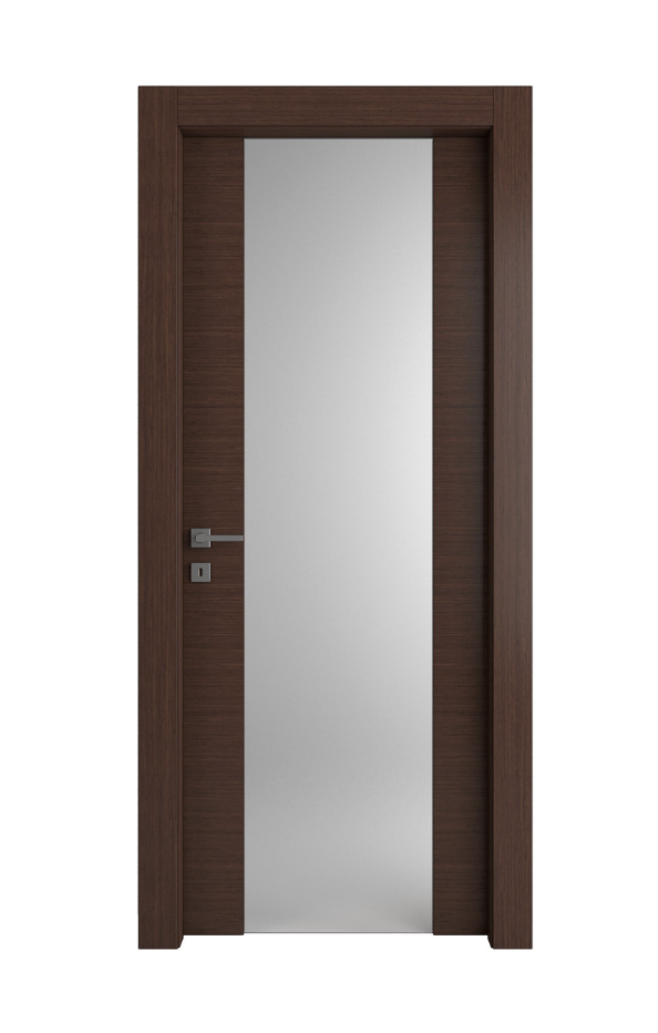 PORTA INTERNA PAIL MOD. VETRO SIMMETRICO WENGE'