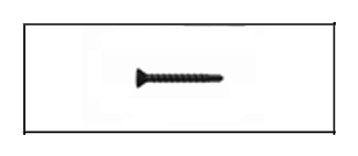 VITE AUTOFORANTE IN ACCIAIO ZINCATO NERO 3,9X25 mm