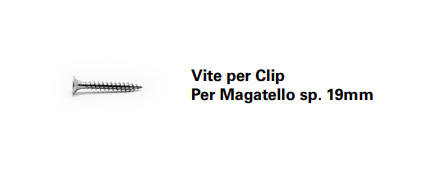 VITI PER MAGATELLO SP. 19 mm Décowood
