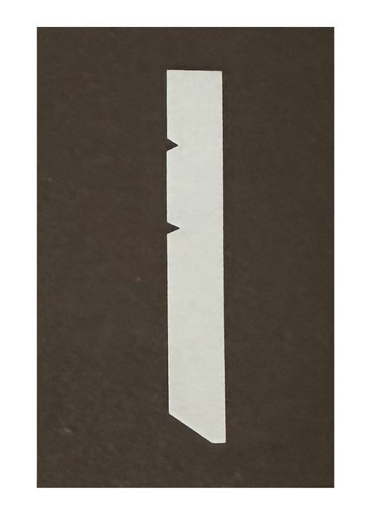 ITALWOOD BATTISCOPA PER LAMINATO BORDO QUADRO MDF 80x14mm