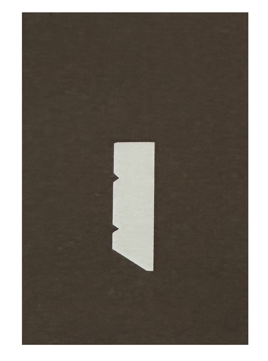 ITALWOOD BATTISCOPA RIVESTITO BORDO QUADRO 50x13mm