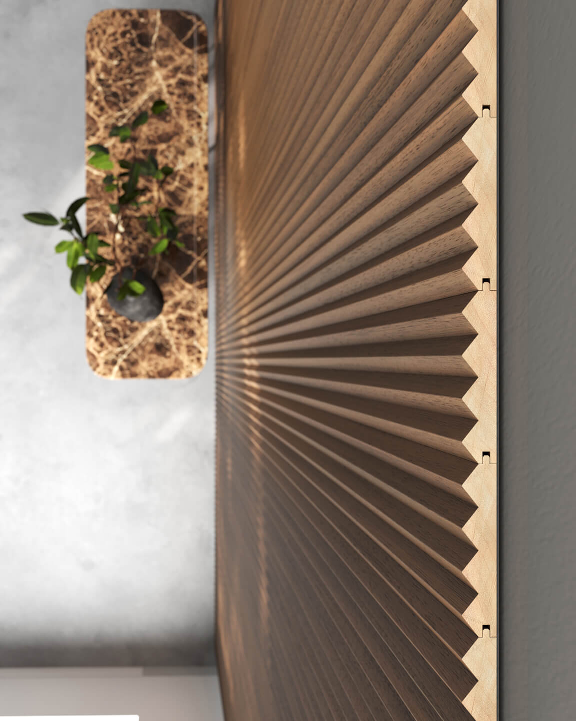 BOISERIE VERTICAL ATELIER CASABELLA PLISSE'