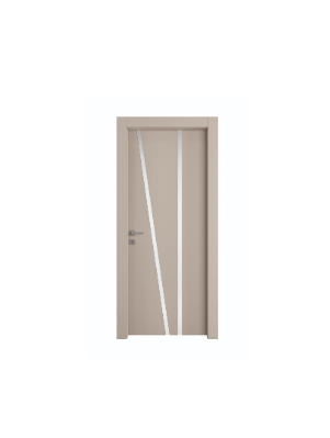 PORTA INTERNA PAIL MOD. VETRO LUCE 03 CAPPUCCINO LACC