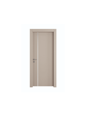 PORTA INTERNA PAIL MOD. VETRO LUCE A CAPPUCCINO LACC