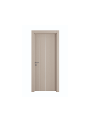 PORTA INTERNA PAIL MOD. VETRO LUCE B CAPPUCCINO LACC