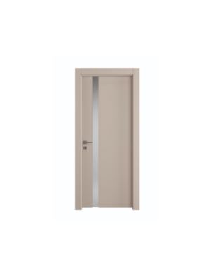 PORTA INTERNA PAIL MOD. VETRO SMALL CAPPUCCINO LACC
