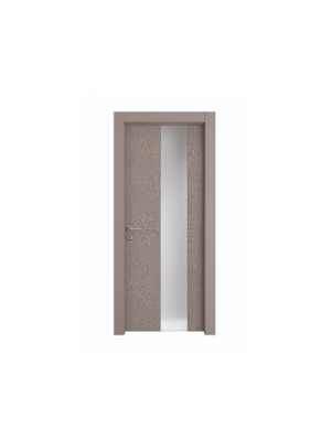 PORTA INTERNA PAIL MOD. VETRO ASIMMETRICO CAPPUCCINO WALL