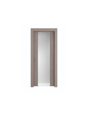 PORTA INTERNA PAIL MOD. VETRO SIMMETRICO CAPPUCCINO WALL