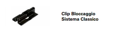 CLIP BLOCCAGGIO x FIREWALL DOGA SISTEMA CLASSICO