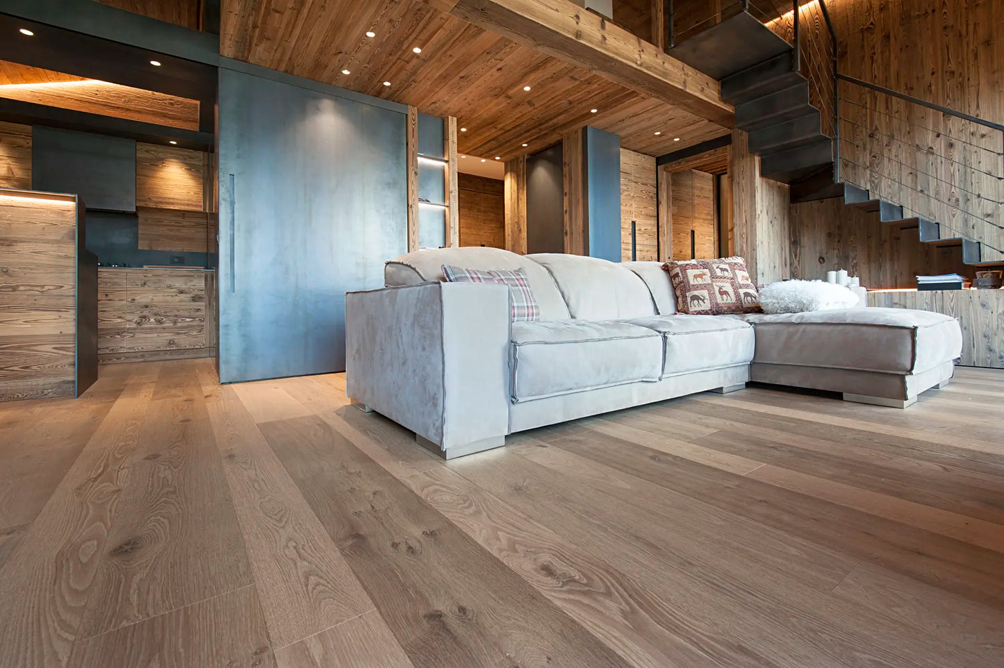 PARQUET GARBELOTTO LISTO FLOOR TERMO ROVERE SPAZZOLATO