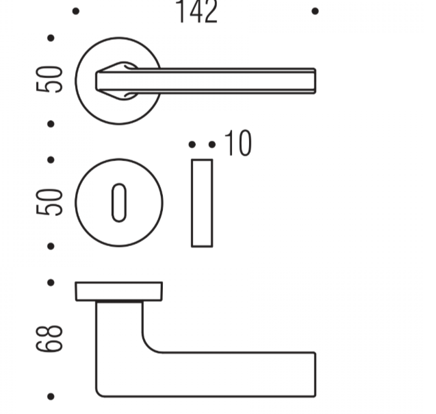 MANIGLIA COLOMBO DESIGN GIRA JM11R