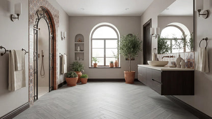 €42,90/mq SPC R&G DISTRIBUTION BE FLOOR SELECTION SPINA ITALIANA ROVERE ARGENTO