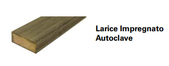 DOGA SUPPORTO IN LARICE IMPREGNATO 30X70