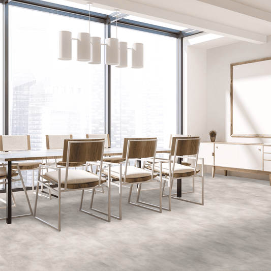 €29,90/mq PAVIMENTO IN SPC ITALWOOD GRIT SPC 5.0 CLASSIC CEMENTO KONKRETA 4103