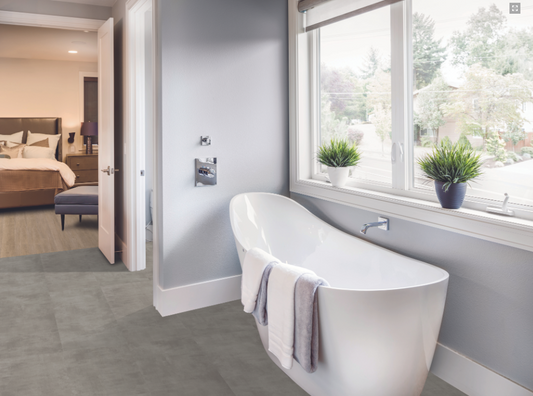 €29,90/mq PAVIMENTO IN SPC ITALWOOD GRIT SPC 5.0 CLASSIC CEMENTO MASTRO 4010