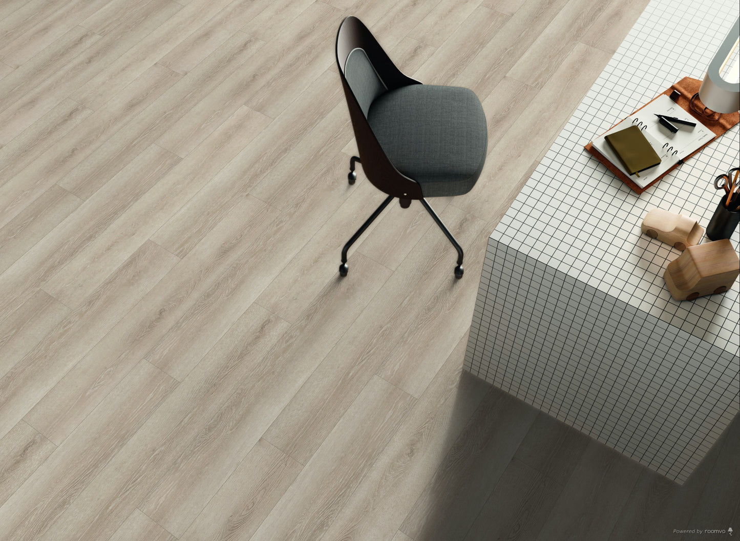 €38,90/mq PAVIMENTO SPC FLOW WOOD 55 MONTE BIANCO