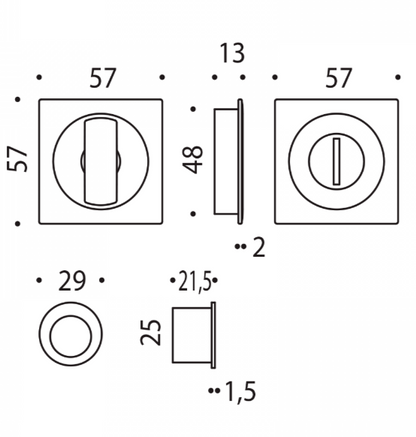 KIT PORTA SCORREVOLE NOTTOLINO COLOMBO DESIGN ONEQ MOOD COLLECTION CC311BZG