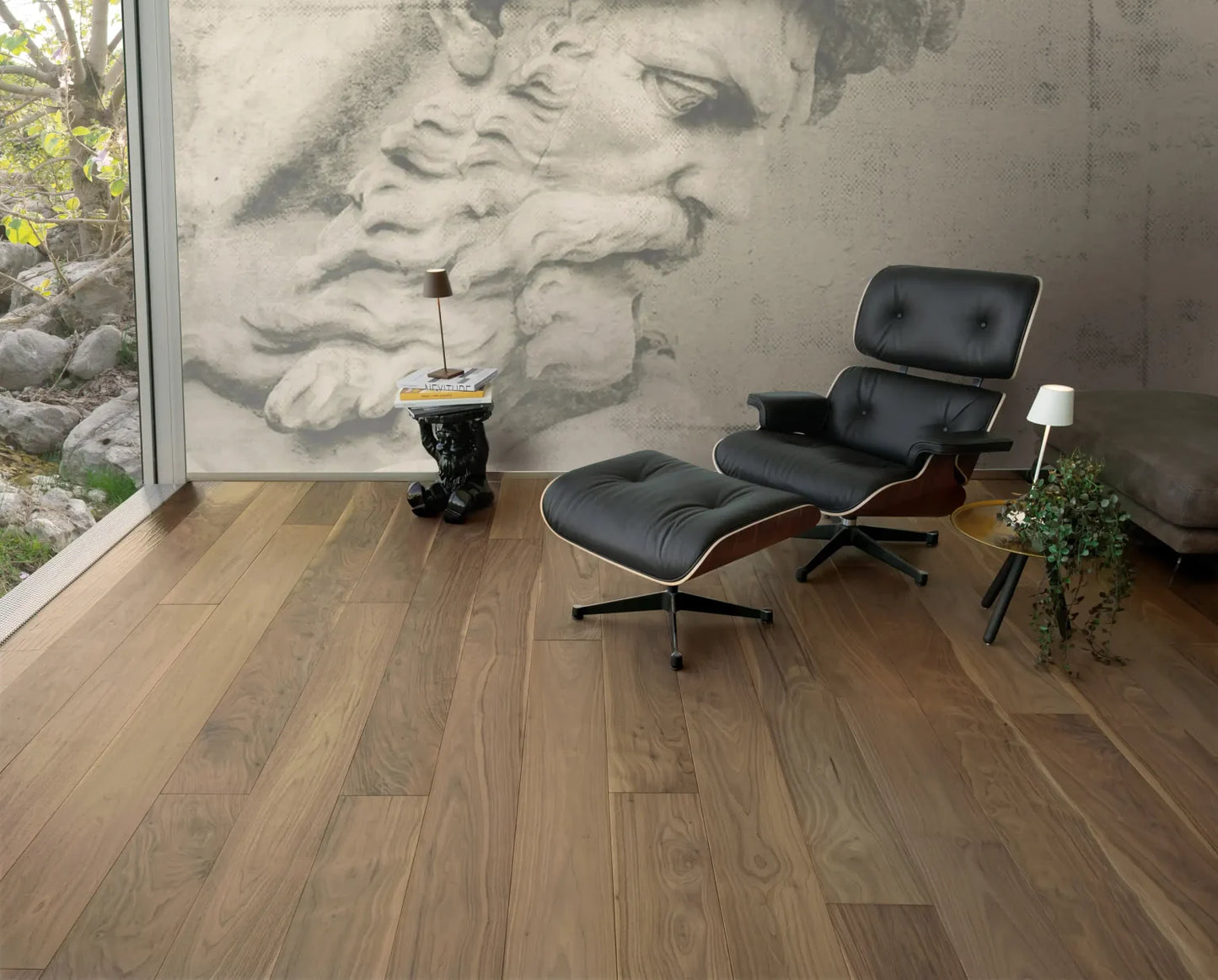 PARQUET GARBELOTTO LISTO FLOOR NOCE AMERICANO SPAZZOLATO