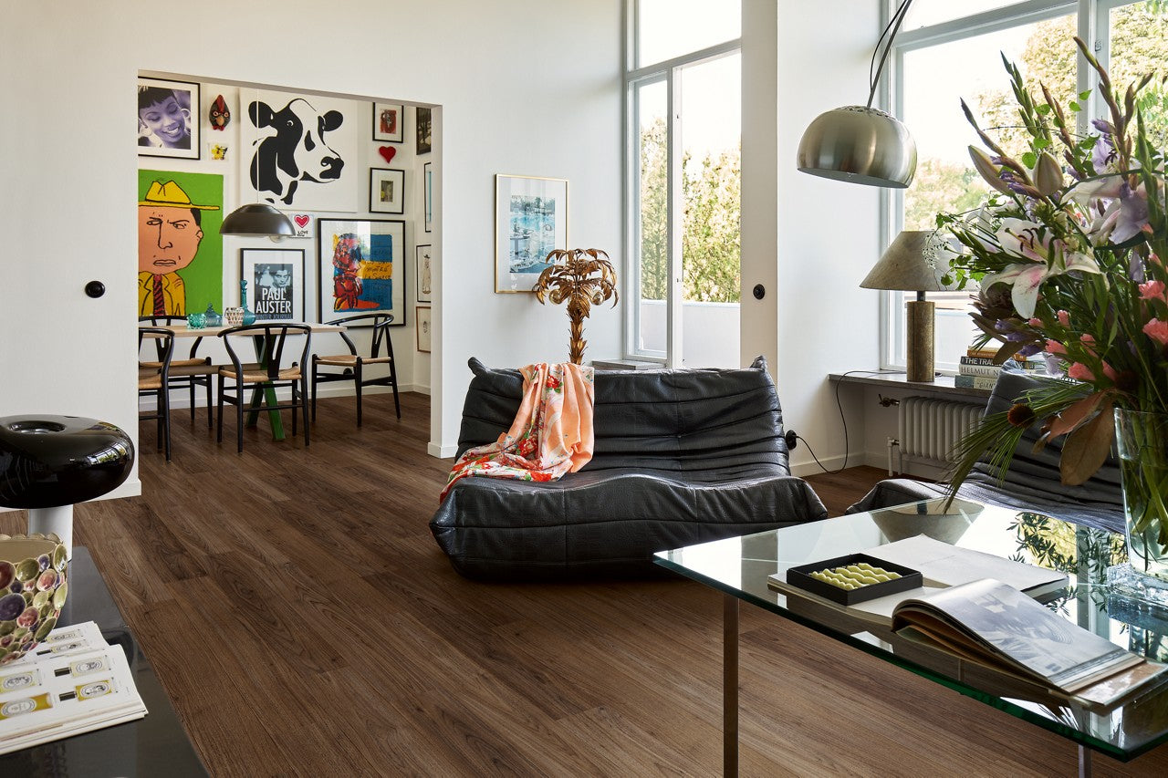 PAVIMENTO IN LAMINATO AC4 PERGO BERGEN NOCE PORTMAN L0346-05012