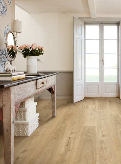 PAVIMENTO IN LAMINATO AC4 PERGO DRAMMEN ROVERE SABBIA L0348-05014