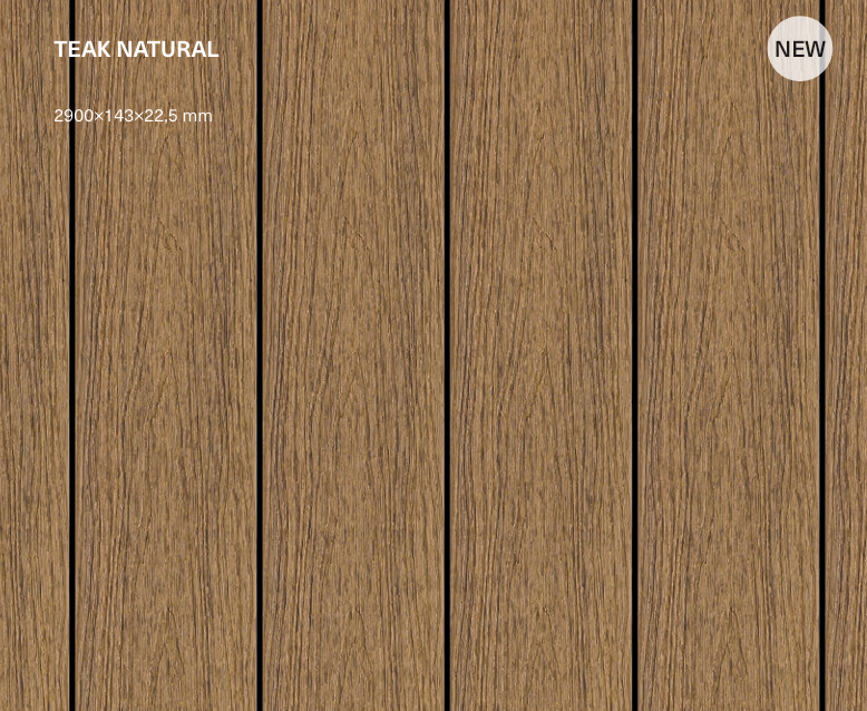DECKING SKEMA OUTDOOR REAL TEAK NATURAL