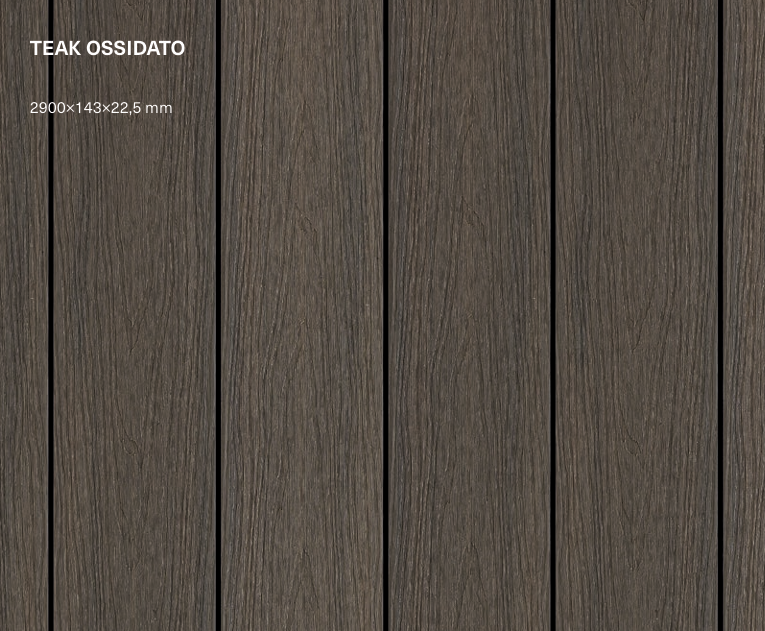 DECKING SKEMA OUTDOOR REAL TEAK OSSIDATO