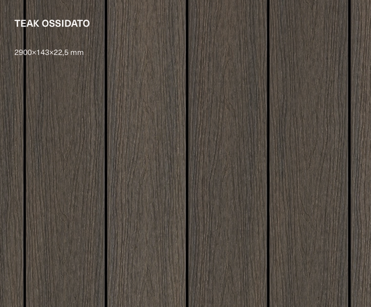 DECKING SKEMA OUTDOOR REAL TEAK OSSIDATO