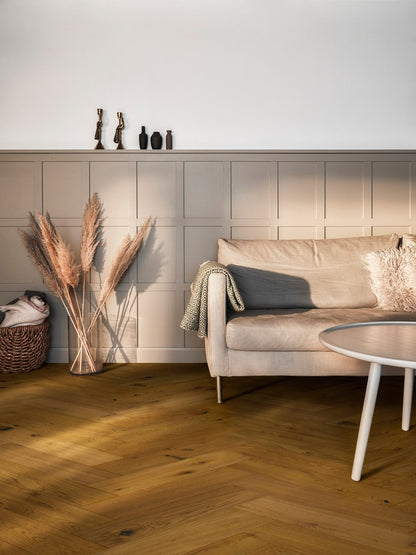 € 96,50/mq PARQUET PERGO WOOD SALTHOLM ROVERE SPINA MARRONE 580x145x13,5 mm