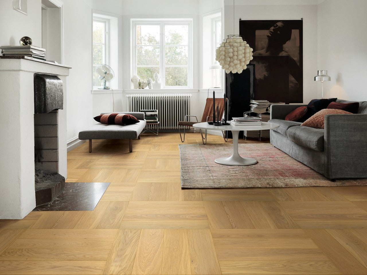 PARQUET PERGO WOOD SALTHOLM ROVERE SPINA NATURALE 580x145x13,5 mm