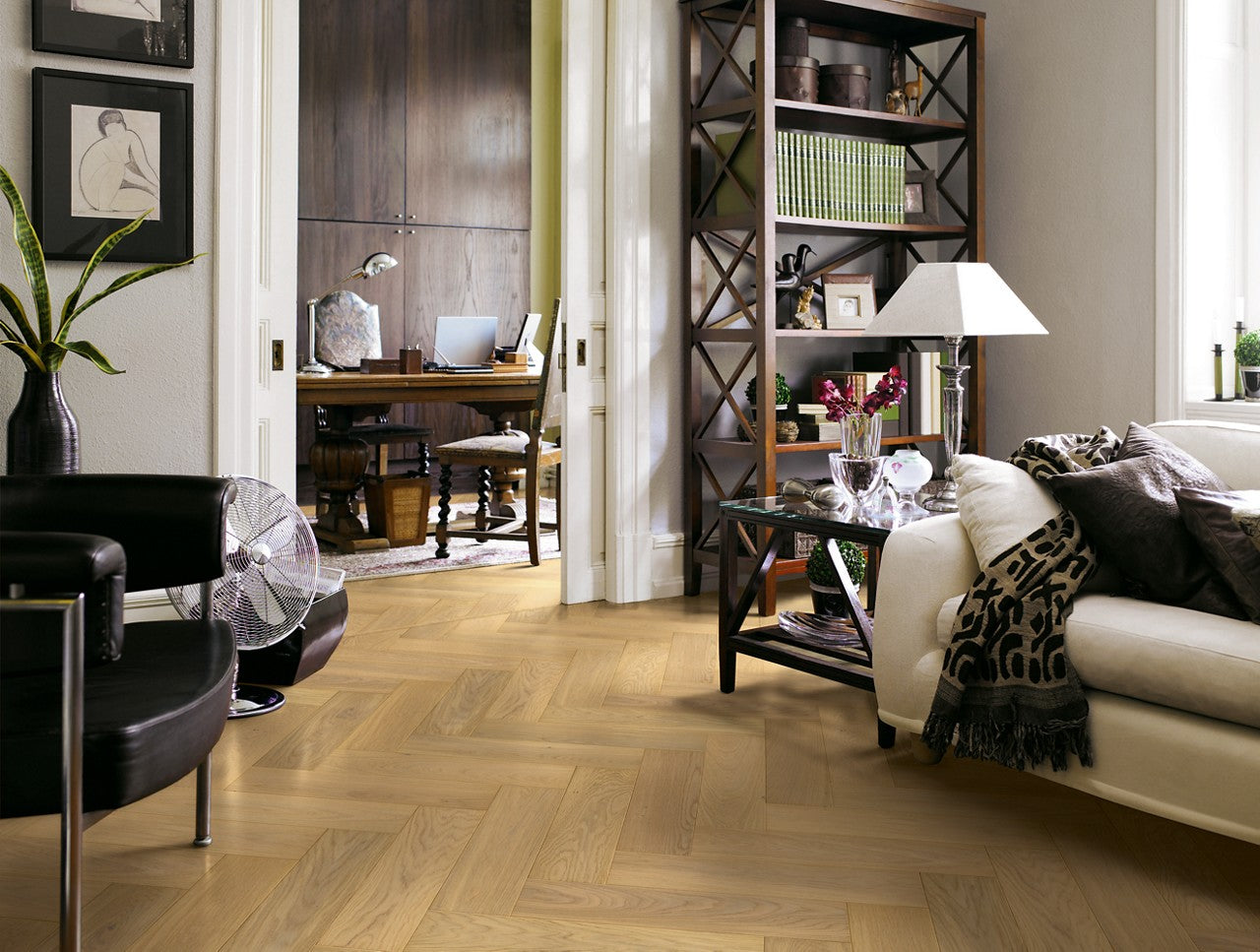 PARQUET PERGO WOOD SALTHOLM ROVERE SPINA NATURALE 580x145x13,5 mm