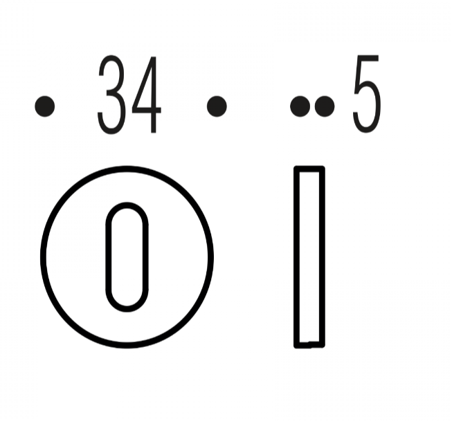 MANIGLIA COLOMBO DESIGN GIRA ROSETTA MINIMALE ZERO EVOLUTION JM11RSB/0