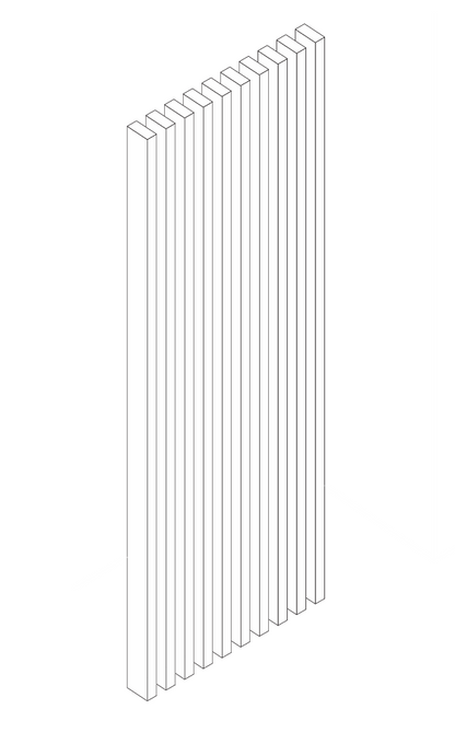 LISTONE PER SEPARE' ATELIER CASABELLA SLAT FORM AD INCASTRO