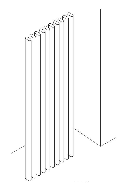 LISTONE PER SEPARE' ATELIER CASABELLA SLAT SOFT AD INCASTRO