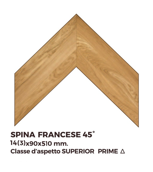 PARQUET ITALIA 1960 COLLEZIONE SILVER CANALETTO SPINA FRANCESE in NOCE AMERICANO