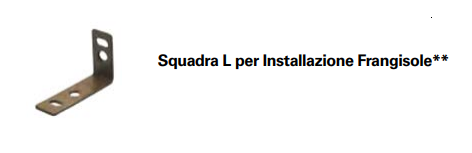 SQUADRA A L PER INSTALLAZIONE FRANGISOLE