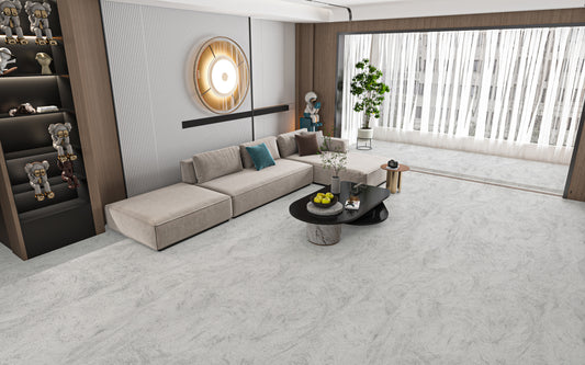 €29,90/mq PAVIMENTO IN SPC ITALWOOD GRIT SPC 5.0 CLASSIC CEMENTO TEMPESTA 4601