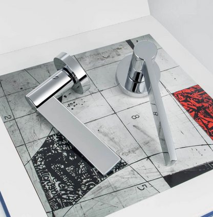 MANIGLIA COLOMBO DESIGN TOOL MD11RF ROSETTA BASSA