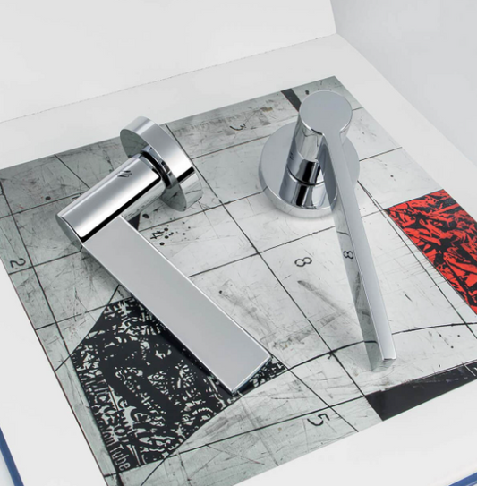 MANIGLIA COLOMBO DESIGN TOOL MD11RF ROSETTA BASSA