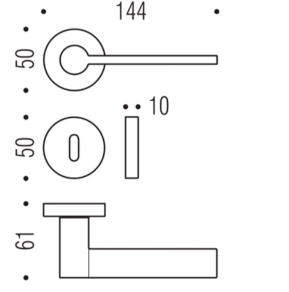 MANIGLIA COLOMBO DESIGN TOOL MD11R