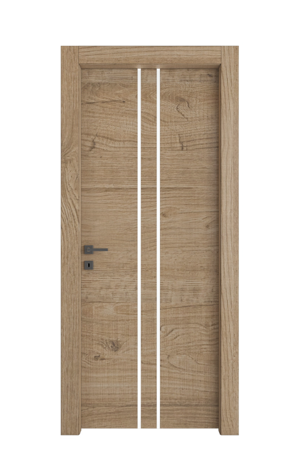 PORTA INTERNA PAIL MOD. VETRO LUCE C QUERCIA LAGA