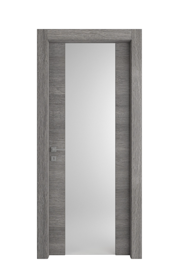 PORTA INTERNA PAIL MOD. VETRO SIMMETRICO ROVERE CITY 3D