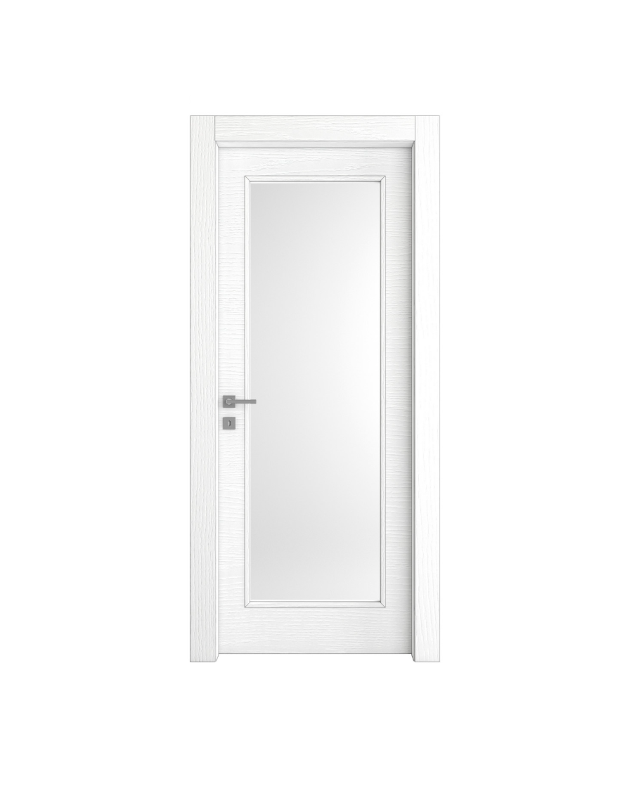PORTA INTERNA PAIL MOD. VETRO STANDARD LACCATO PORO APERTO