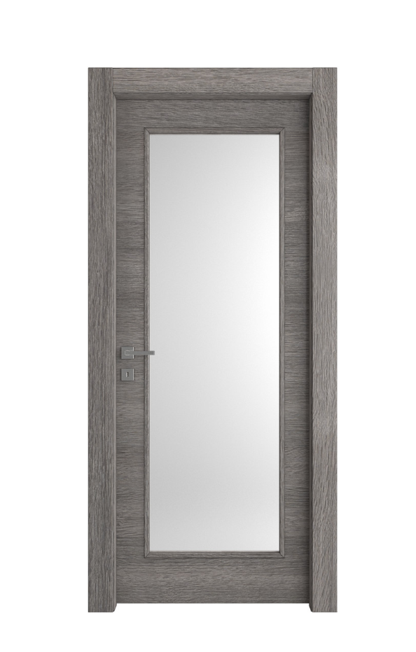 PORTA INTERNA PAIL MOD. VETRO STANDARD ROVERE CITY 3D