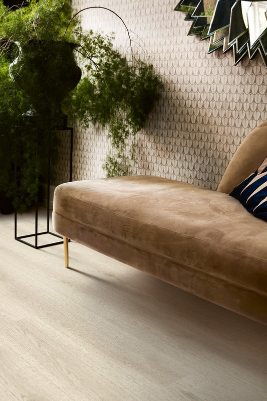 50,90/mq PAVIMENTO IN VINILE AC4 PERGO GLOMMA PAD PRO ROVERE FELCE BIANCO V4431-40301